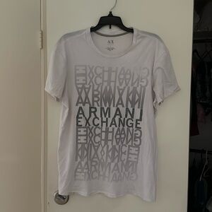 Armani exchange white tshirt